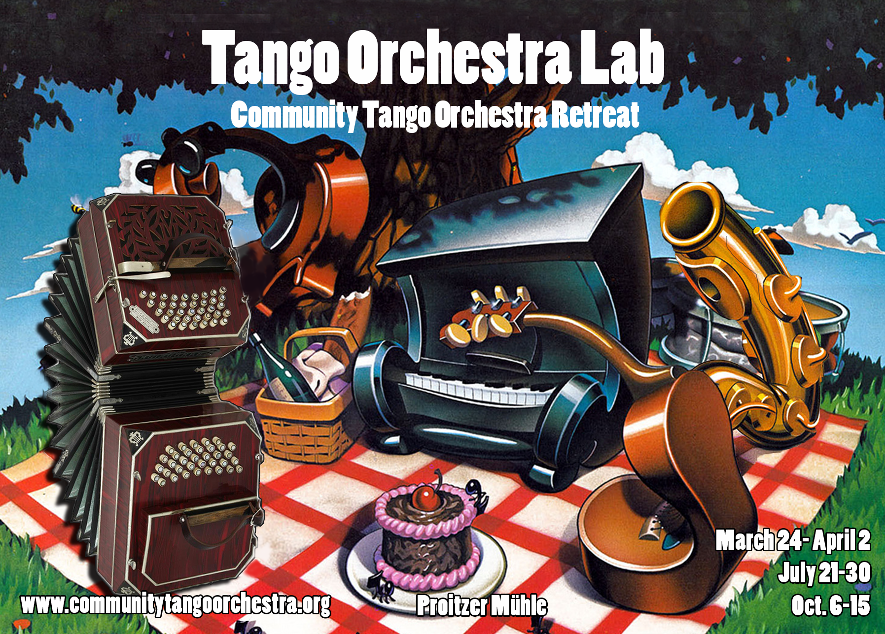 Tango Orchestra Lab in Proitzer Mühle 2024 Dates….